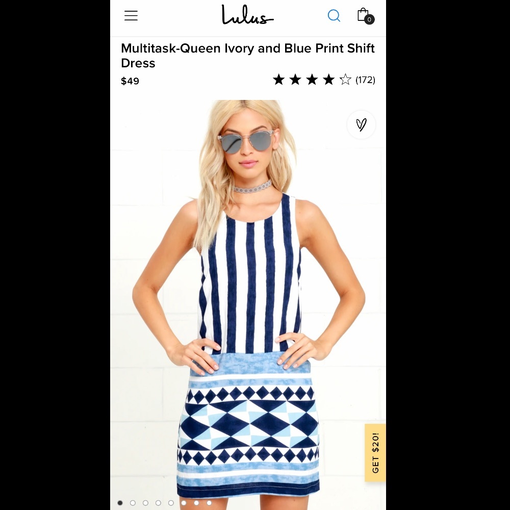 Lulu’s printed dress